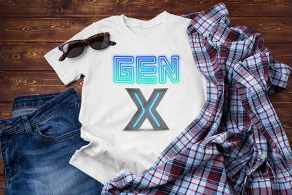 Gen X Tshirt- Born In The 60s 70s Gear- Generation X Tee - Funny Gen X Gifts